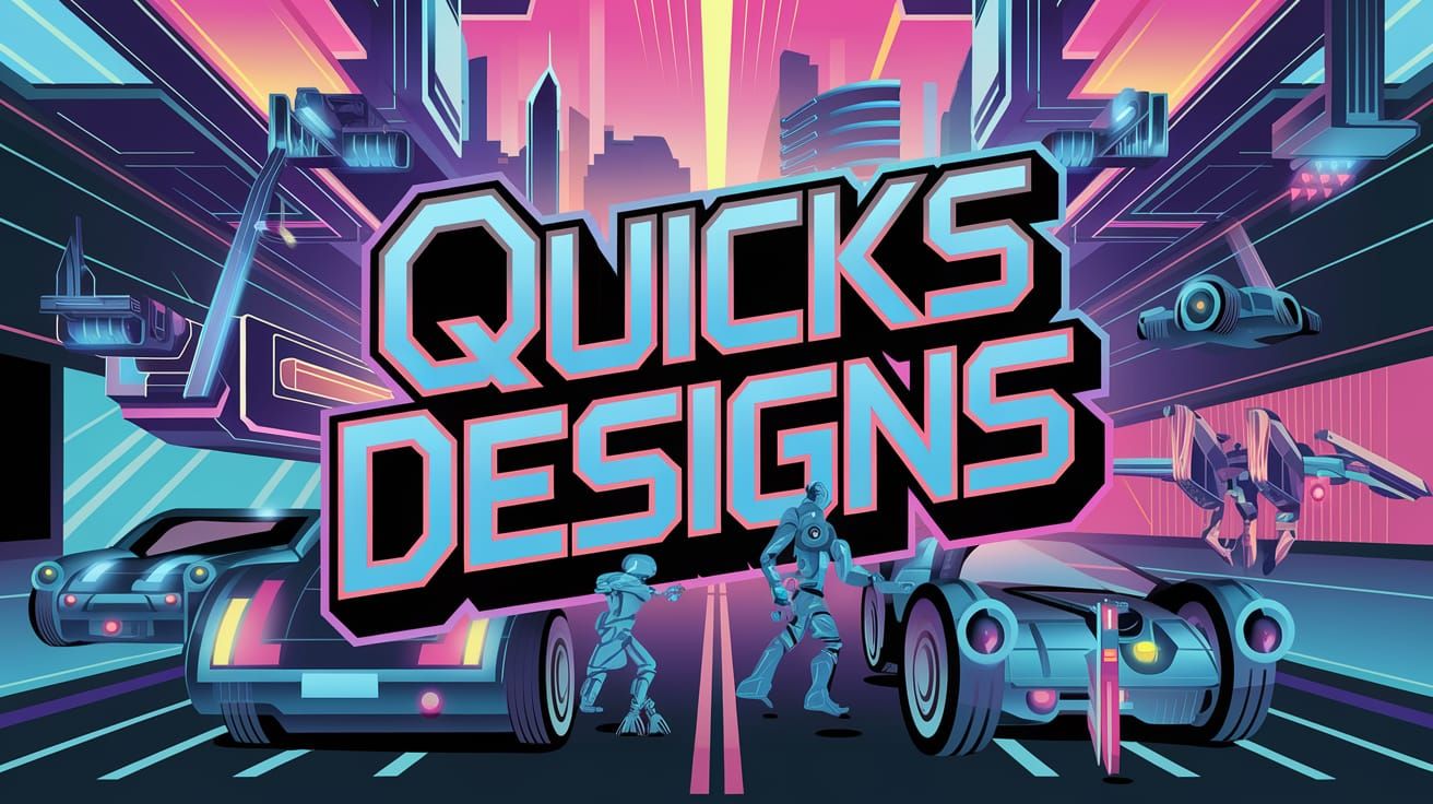 Gaming Discord Banner with Futuristic Neon City