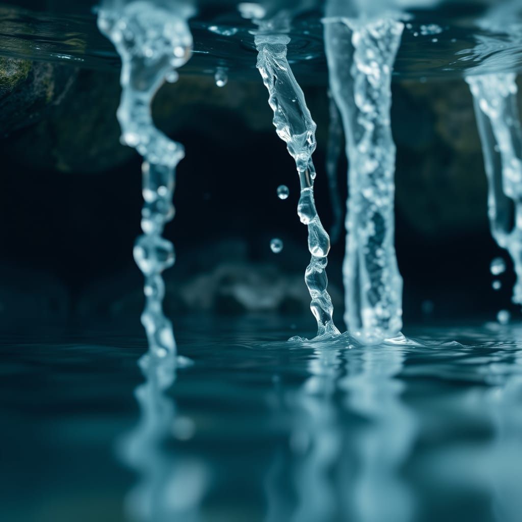 Ethereal Water Scene in Digital Art