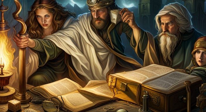 Welsh Wizard Concept Art in Hyperrealistic Style