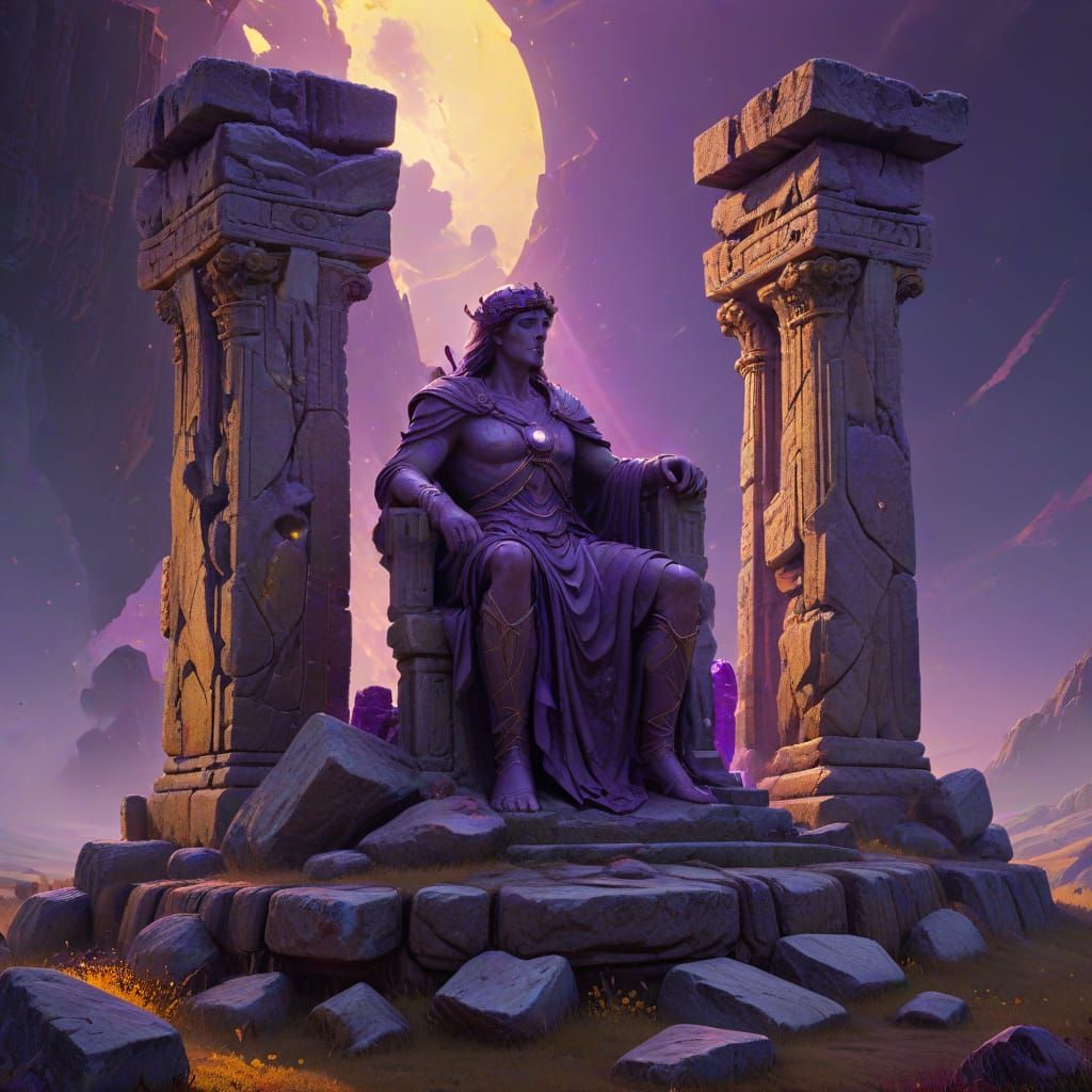 Dark Fantasy Stonehenge Masterpiece in Intricate Detail