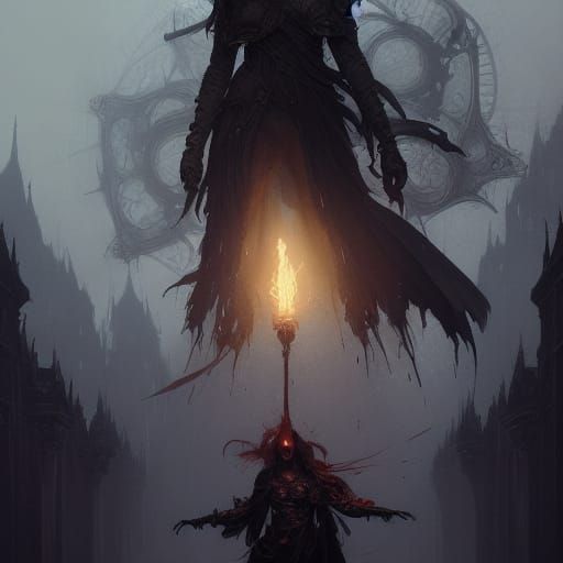 Death: A Hyperdetailed Dark Fantasy Concept Art