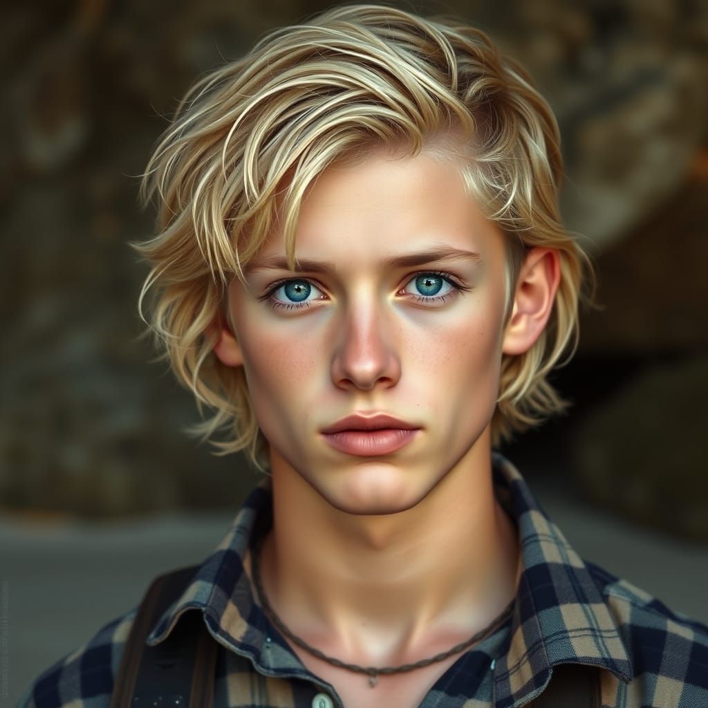 Celtic Dreamer with Indigo Eyes