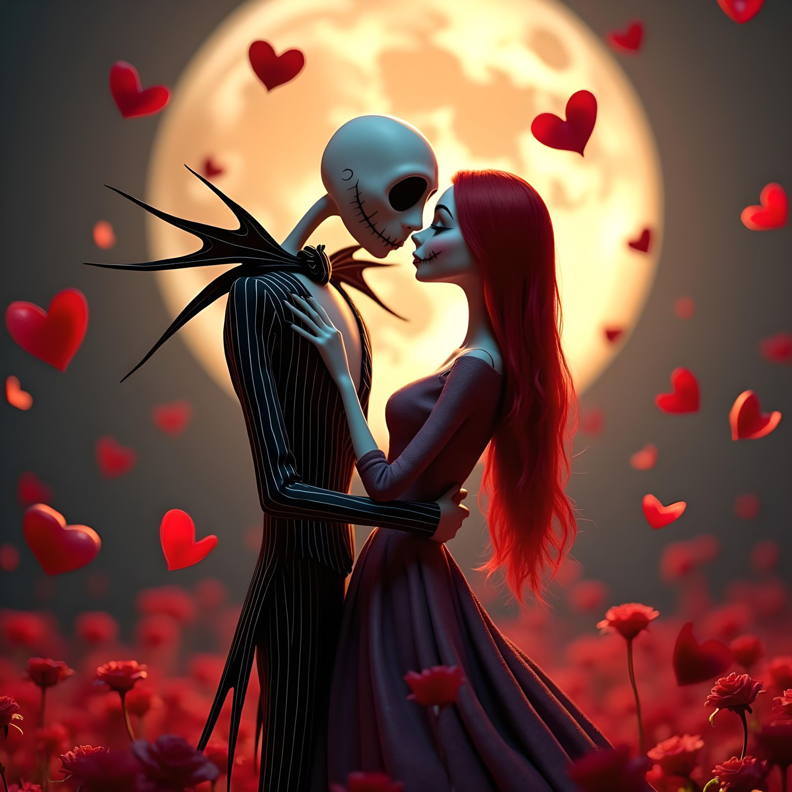 Jack and Sally's Nightmare Before Valentine's Day
