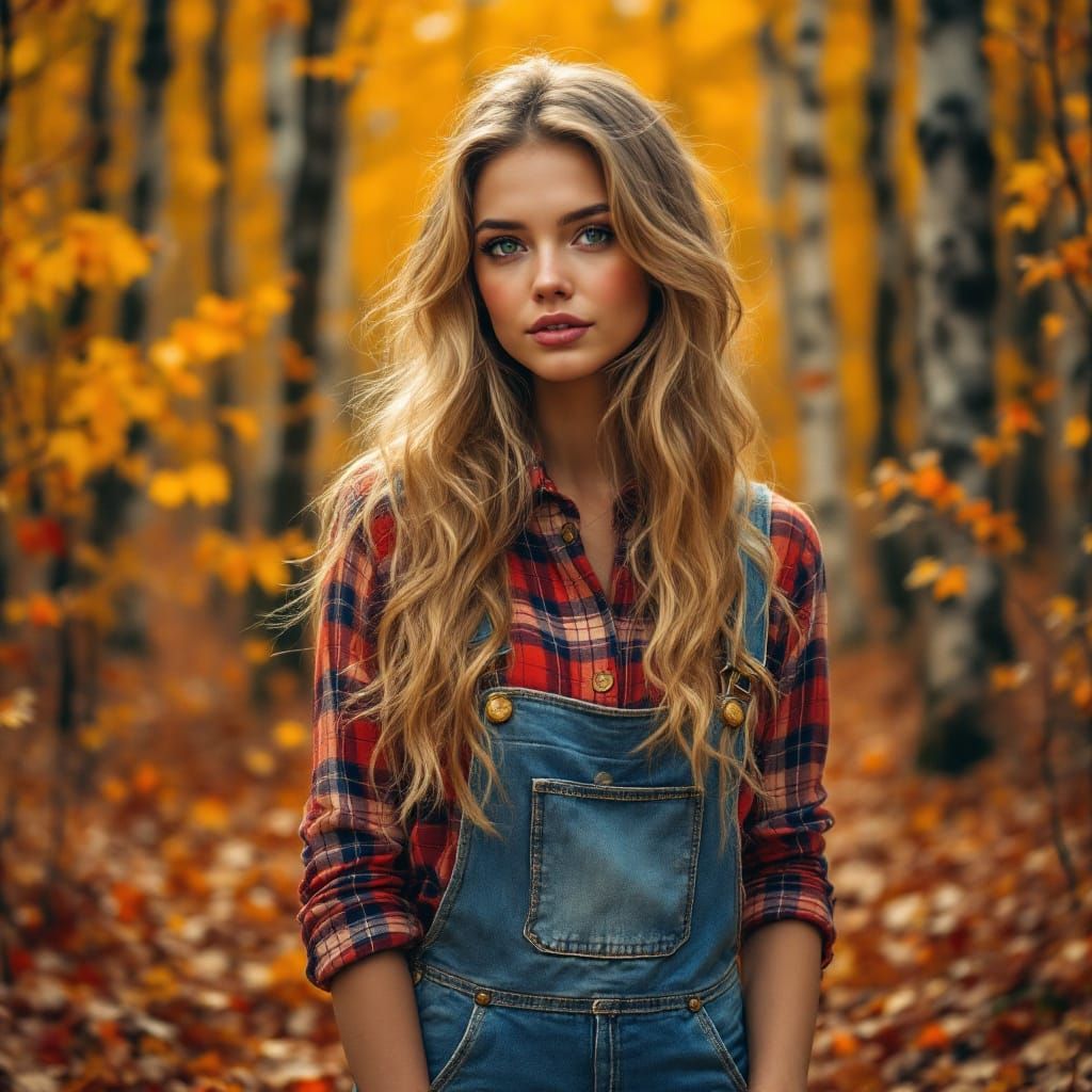 Autumn Portrait in Wyeth Style