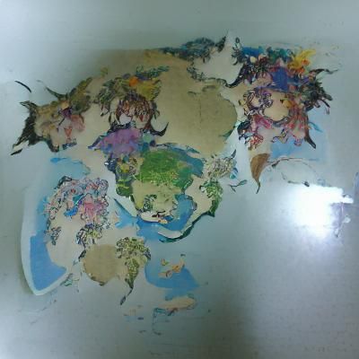 AI Generated World Map Illustration