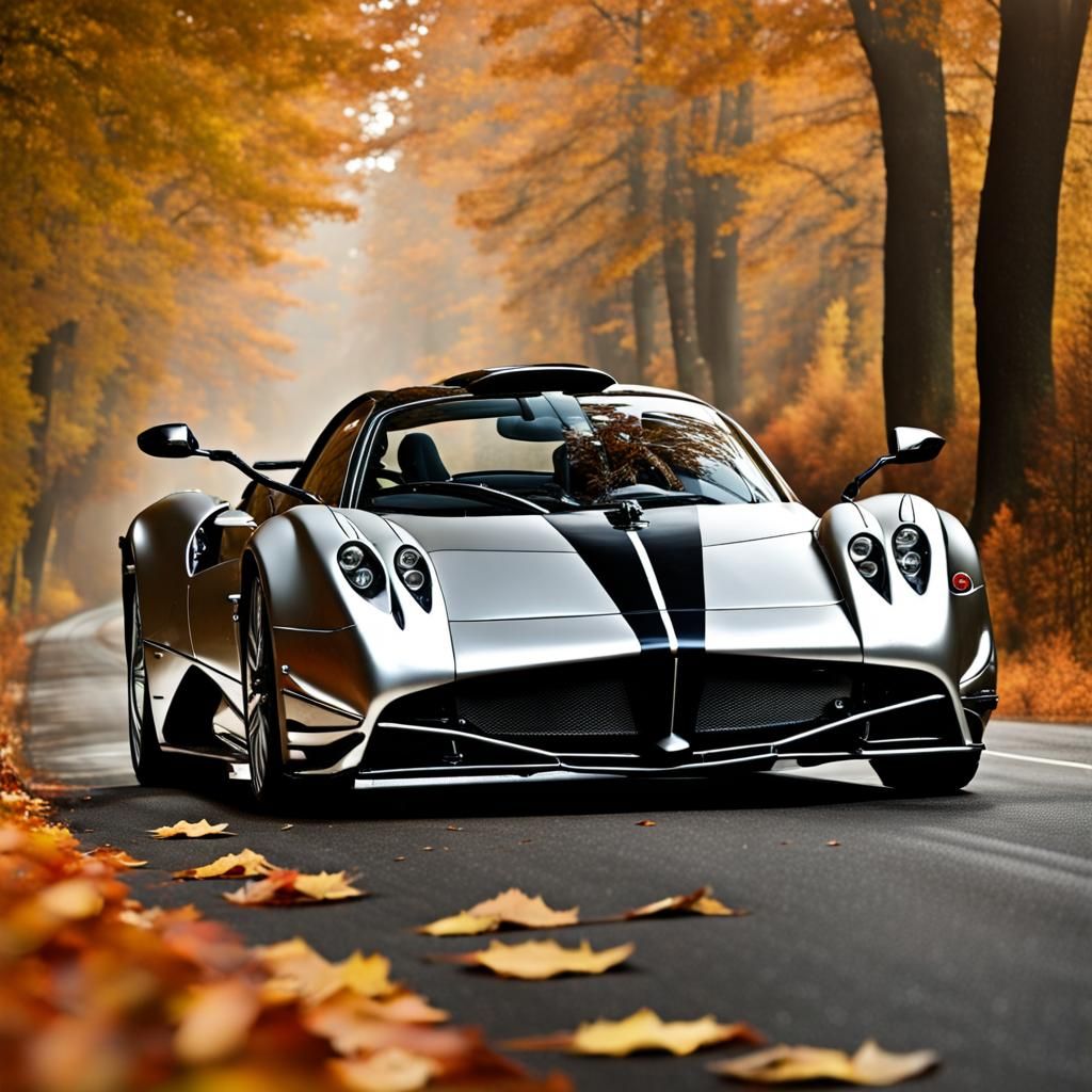 A Silver Pagani 1