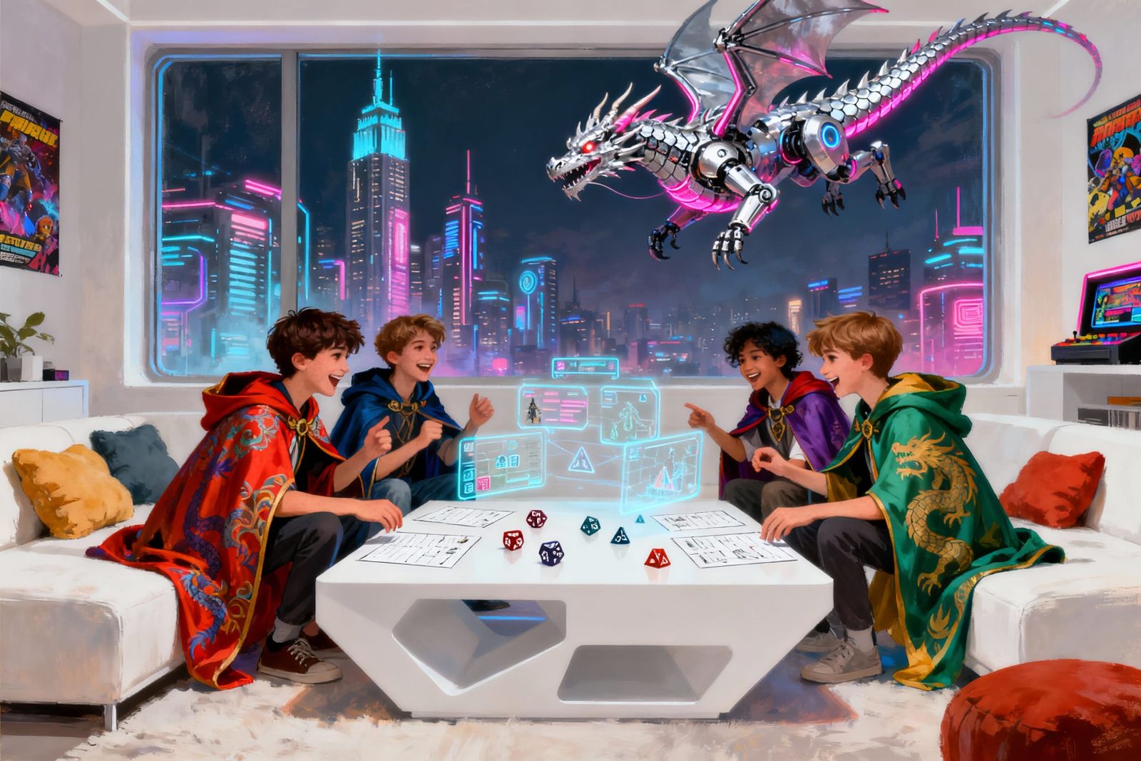 Memories of late night D&D with friends