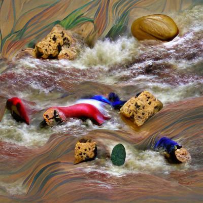 Stock Market Forces as Whitewater River