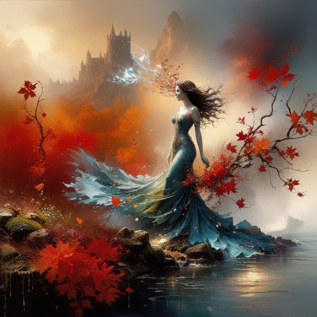 Mythical Sirens in Autumnal Splendor