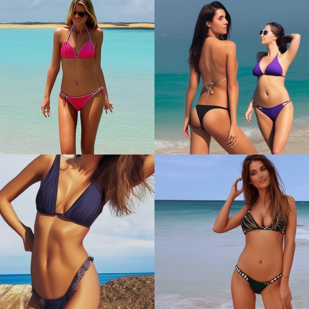 AI Interpretation of 'Bikini' Concept