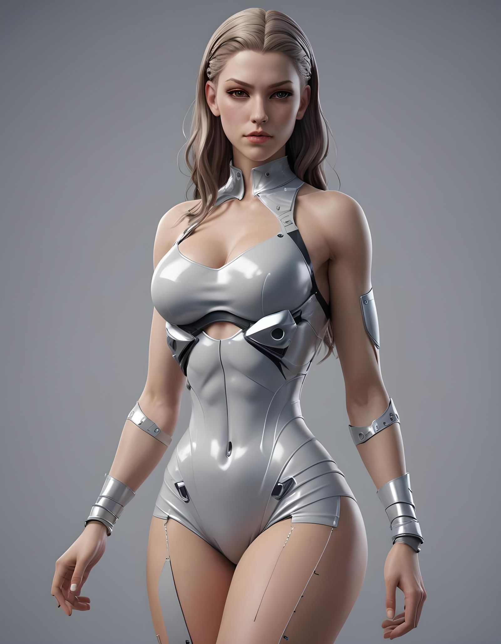 Clea Gaultier in tight body