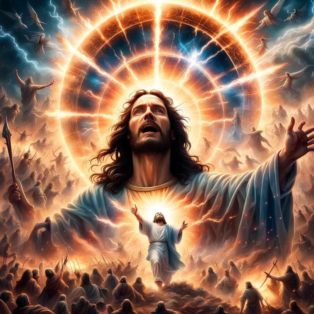 Jesus Christ in Epic Cosmic Battle