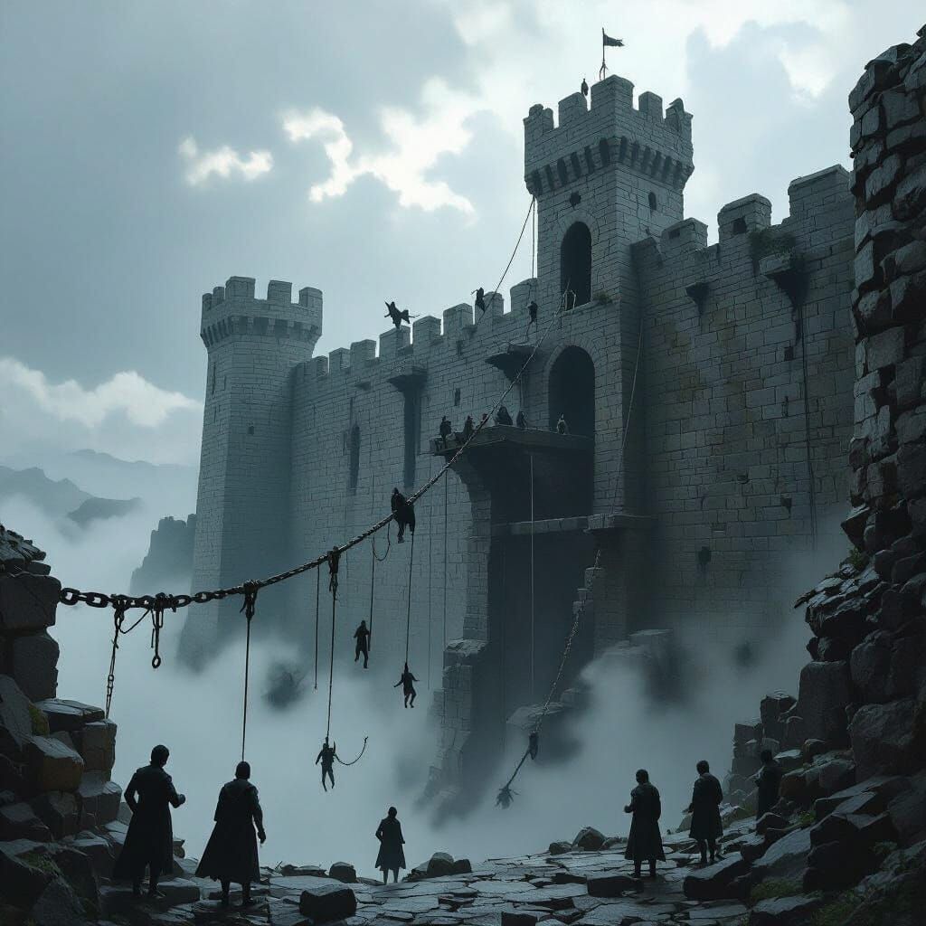 Dangerous Fantasy Obstacle Course on Fortress Wall