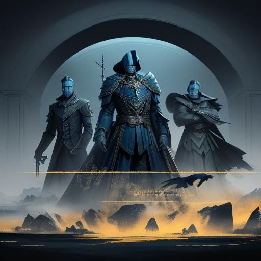 Bank Merger Illustration in Grisaille Style