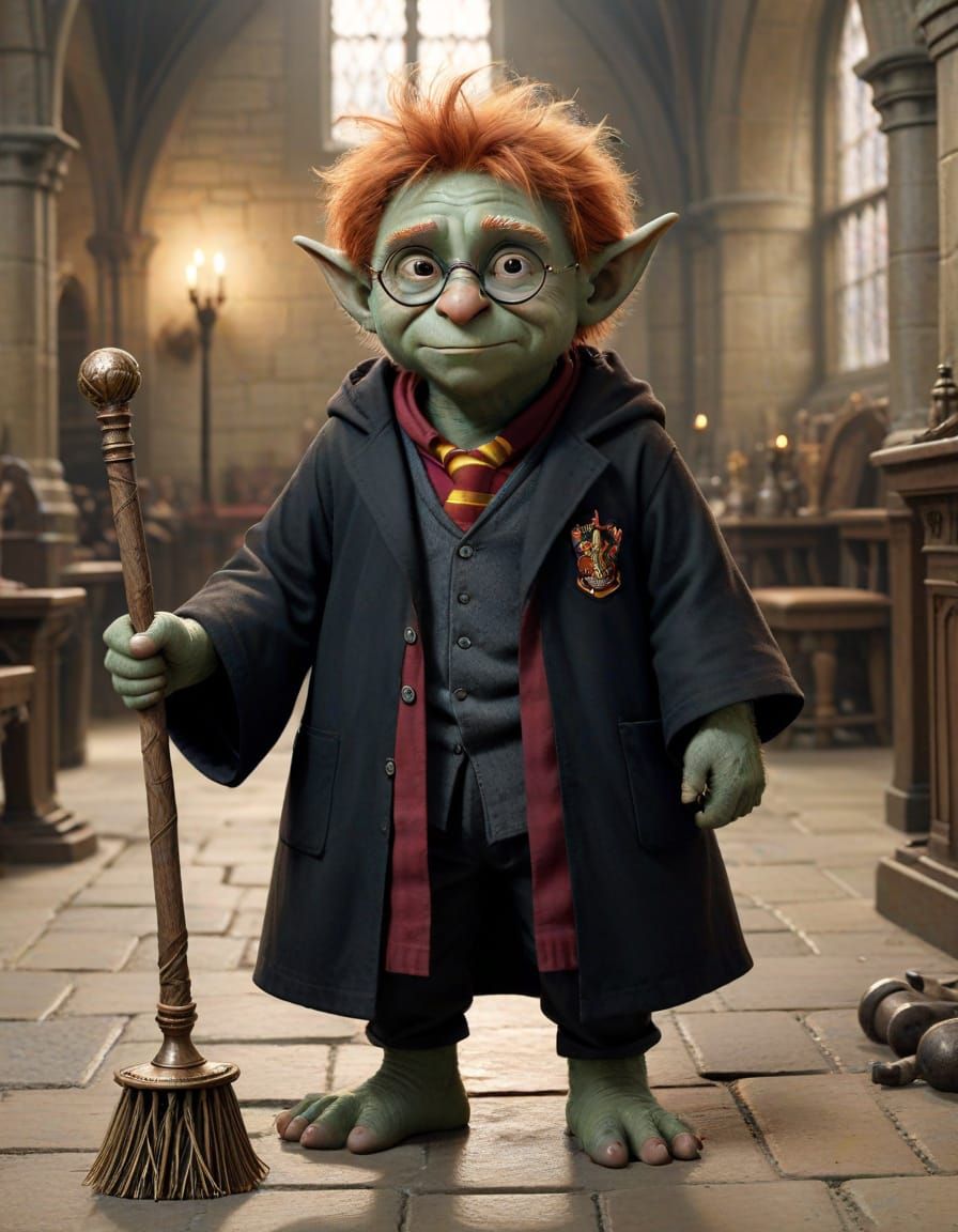 Trolls with Clubs in Bathroom