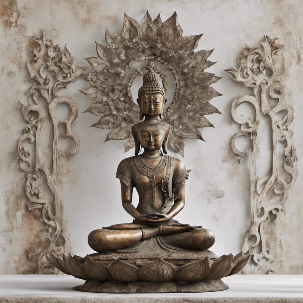 Dvaravati Period Metal Buddha Statue