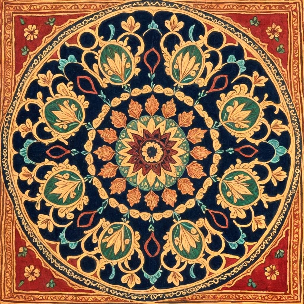 Intricate Indian Rangoli Patterns