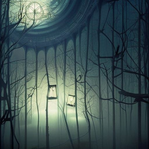 Sinister Light Through Sky Holes: Sci-Fi Horror