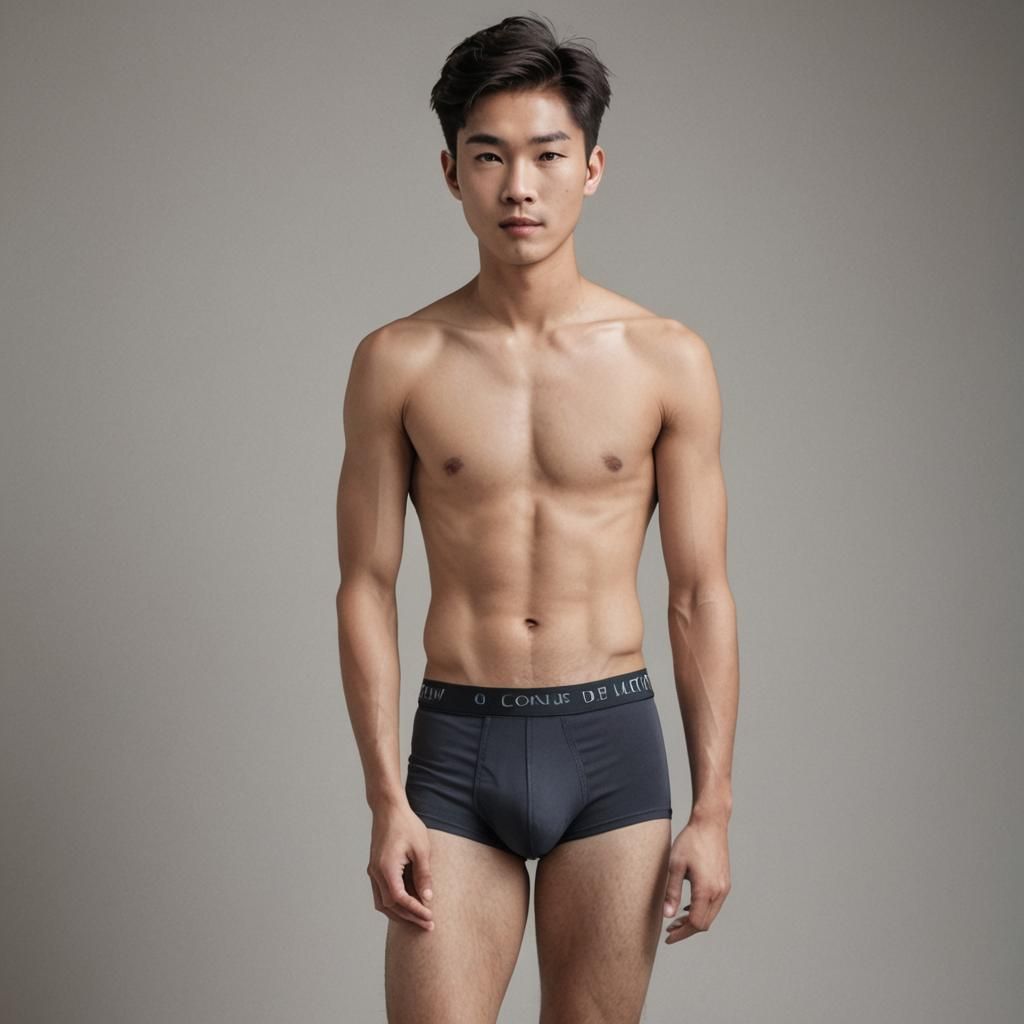 Handsome Young Asian Man Portrait