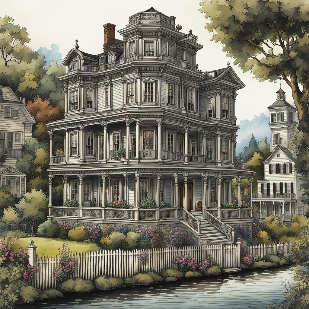 Fornasetti Colonial House on Capital Lake
