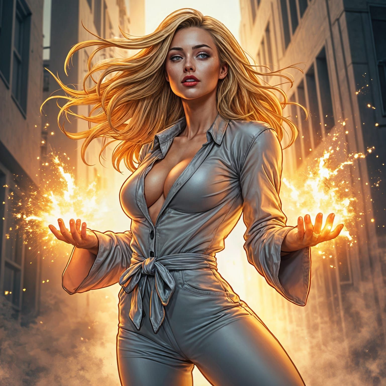 Dazzler Rockstar Mutant in Shimmering Jumpsuit