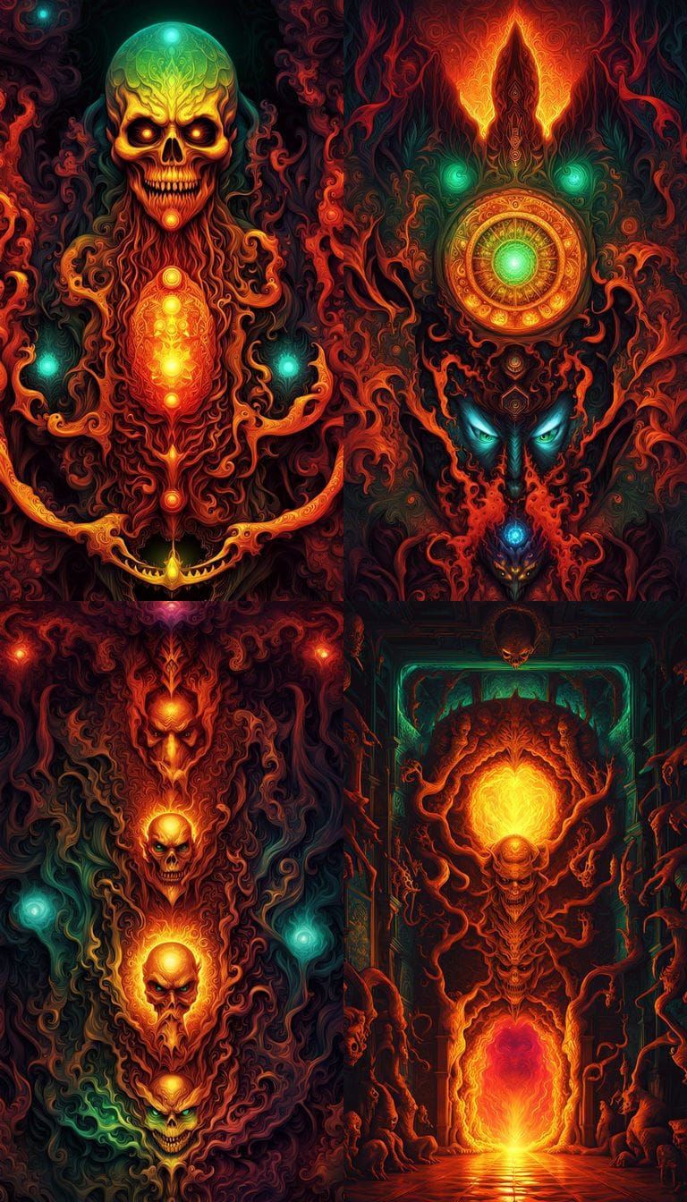 Necronomicon Pages: Summoning Monstrous Entities in 3D Art