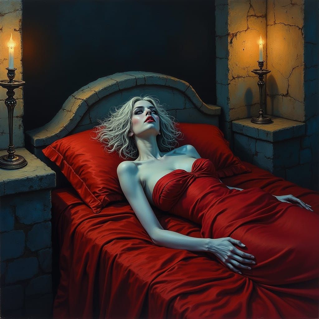 Lady Death in Crimson Silk, Stone Chamber