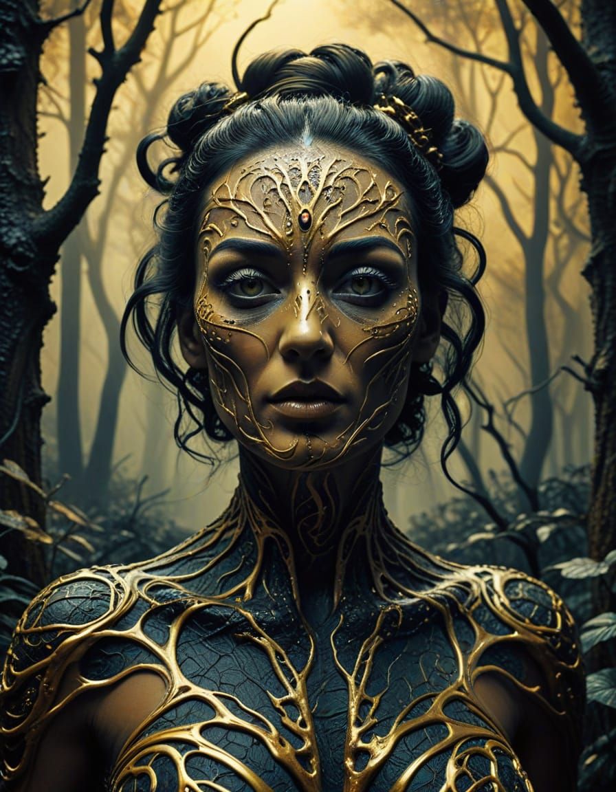 Surrealist Masterpiece: Linquivera Kylin in a Dreamlike Fore...