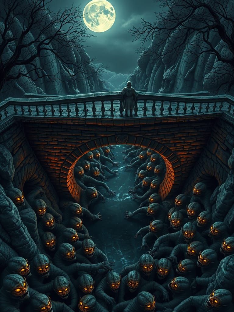 Knight Over Bridge Sees Crawling Trolls