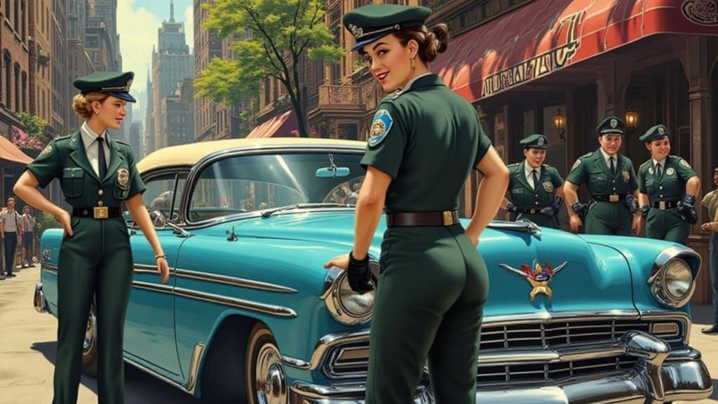 Woman police officers