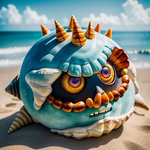 Surreal Plush Toys Explore a Twisted Beach