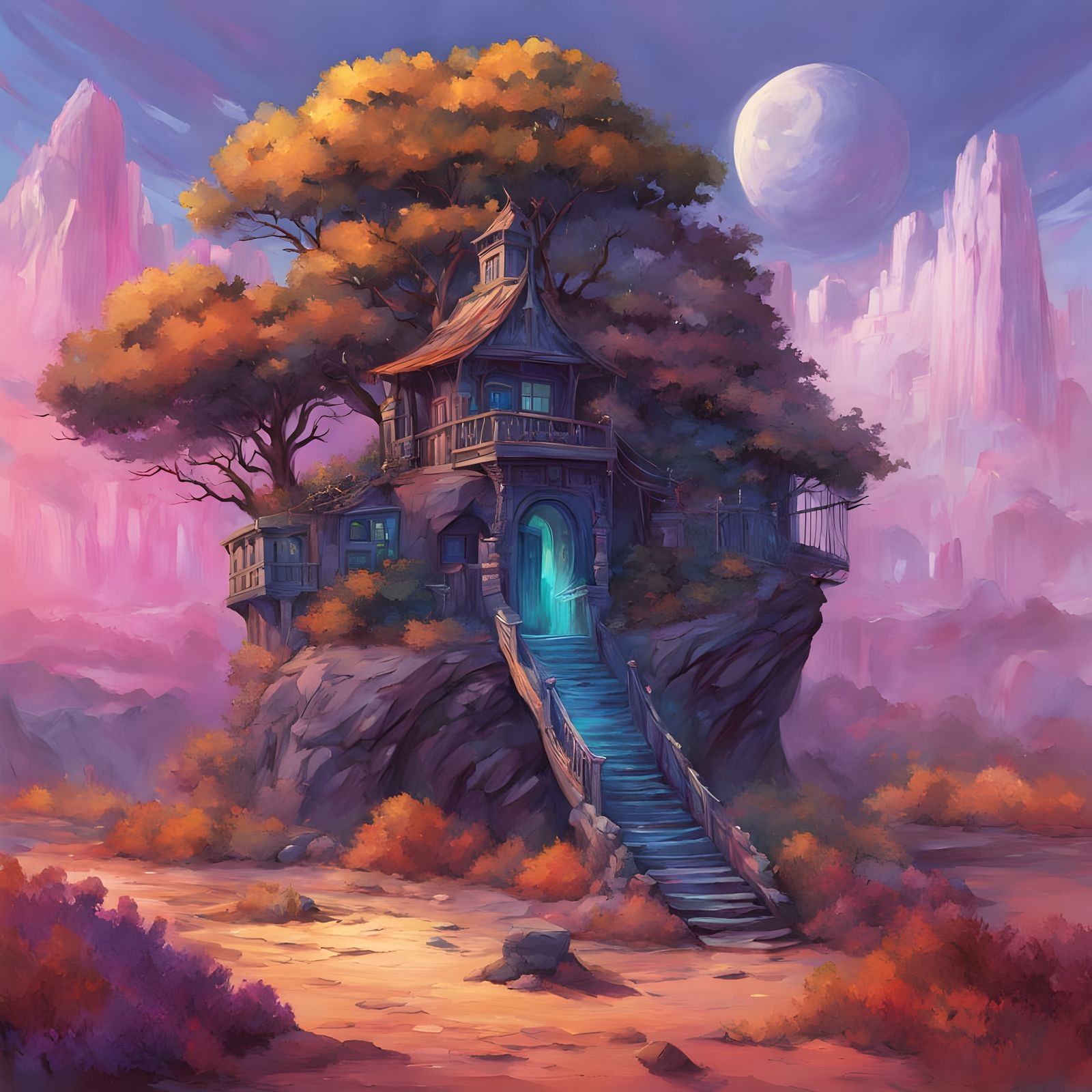 The Enchanted Cliffside Refuge