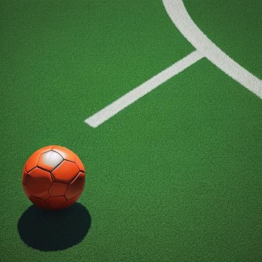 Football Stadium Scene with Fauvist Colors