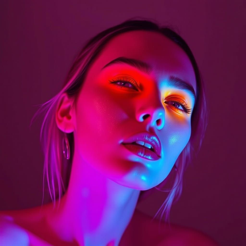 Electric Diva Revelation in Fluorescence Vermilion