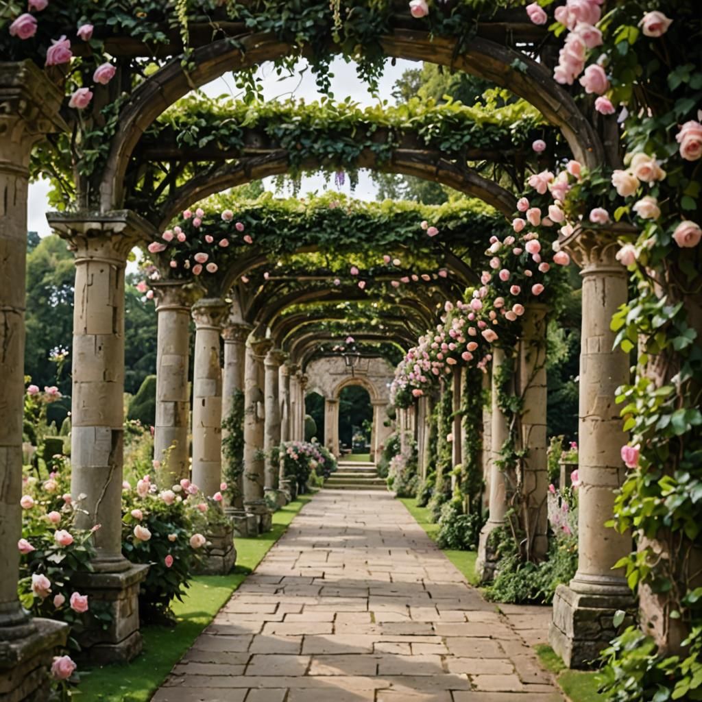 Hever Castle's Floral Walkways: Professional Photography