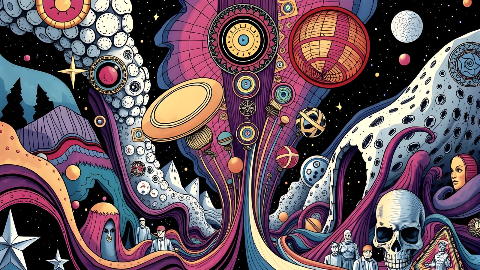 Psychedelic Geometric Visions
