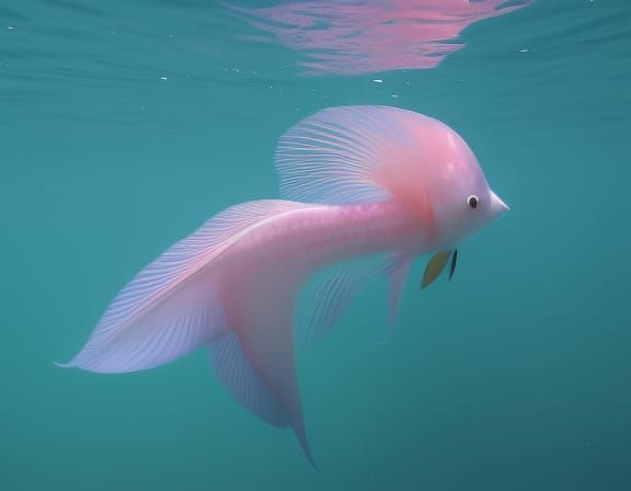 Giant Pink Jellyfish: Epic 3D Digital Rendering