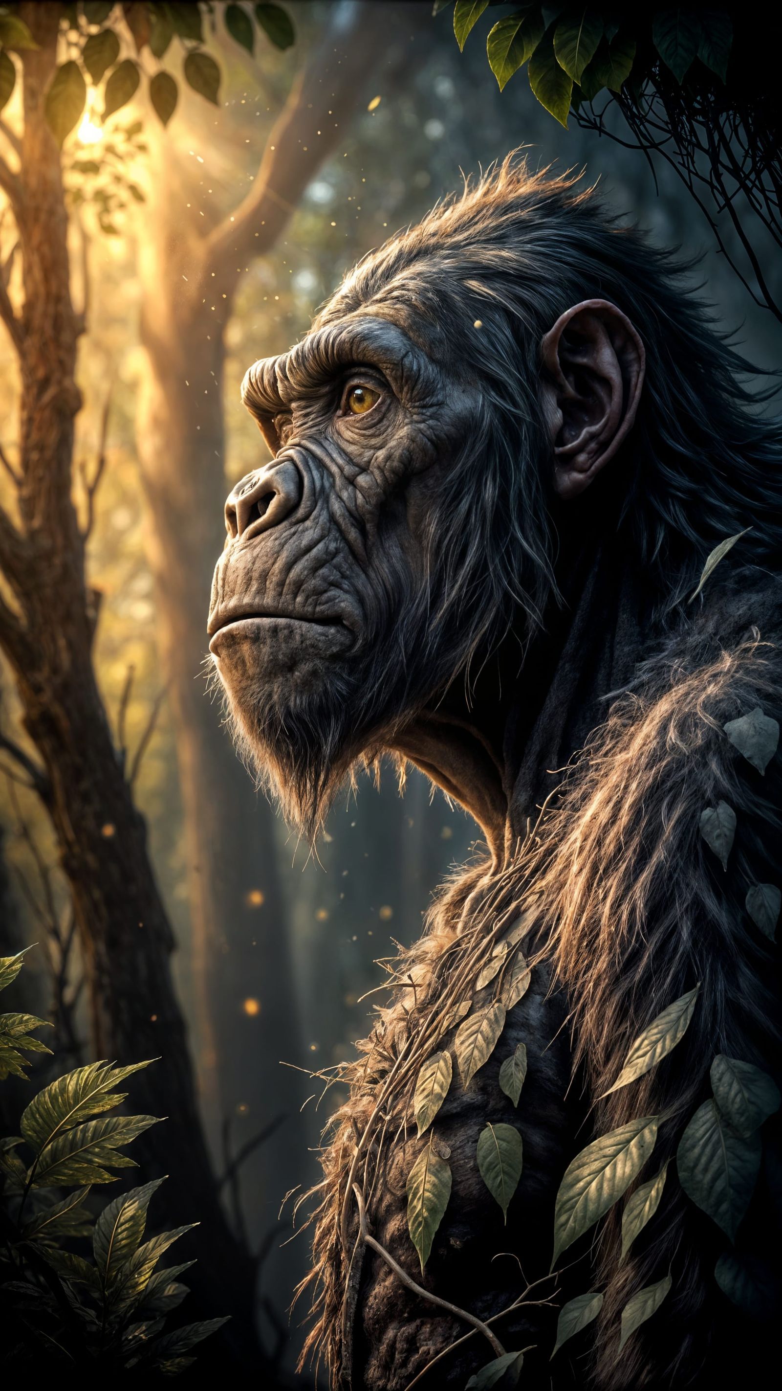 Hyper-Realistic Creature Portrait with Cinematic Lighting