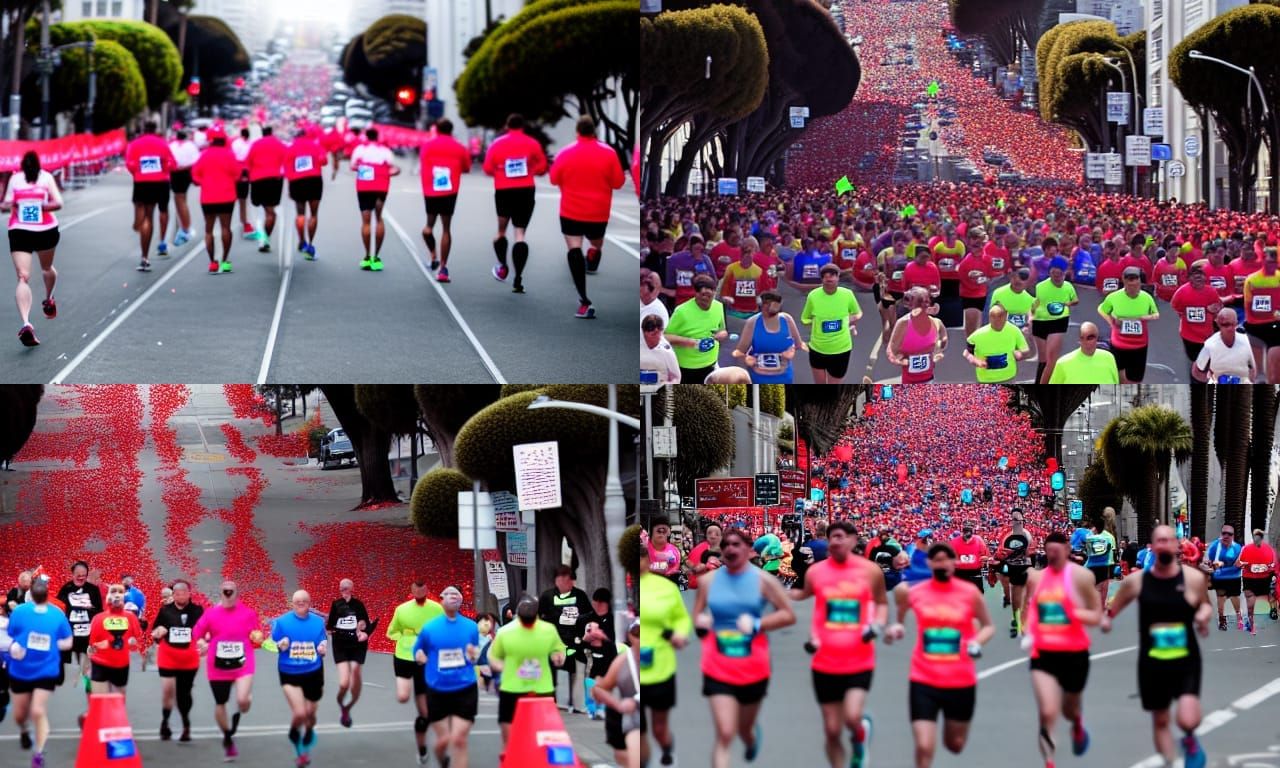 Disembodied Tongues Run Marathon in San Francisco