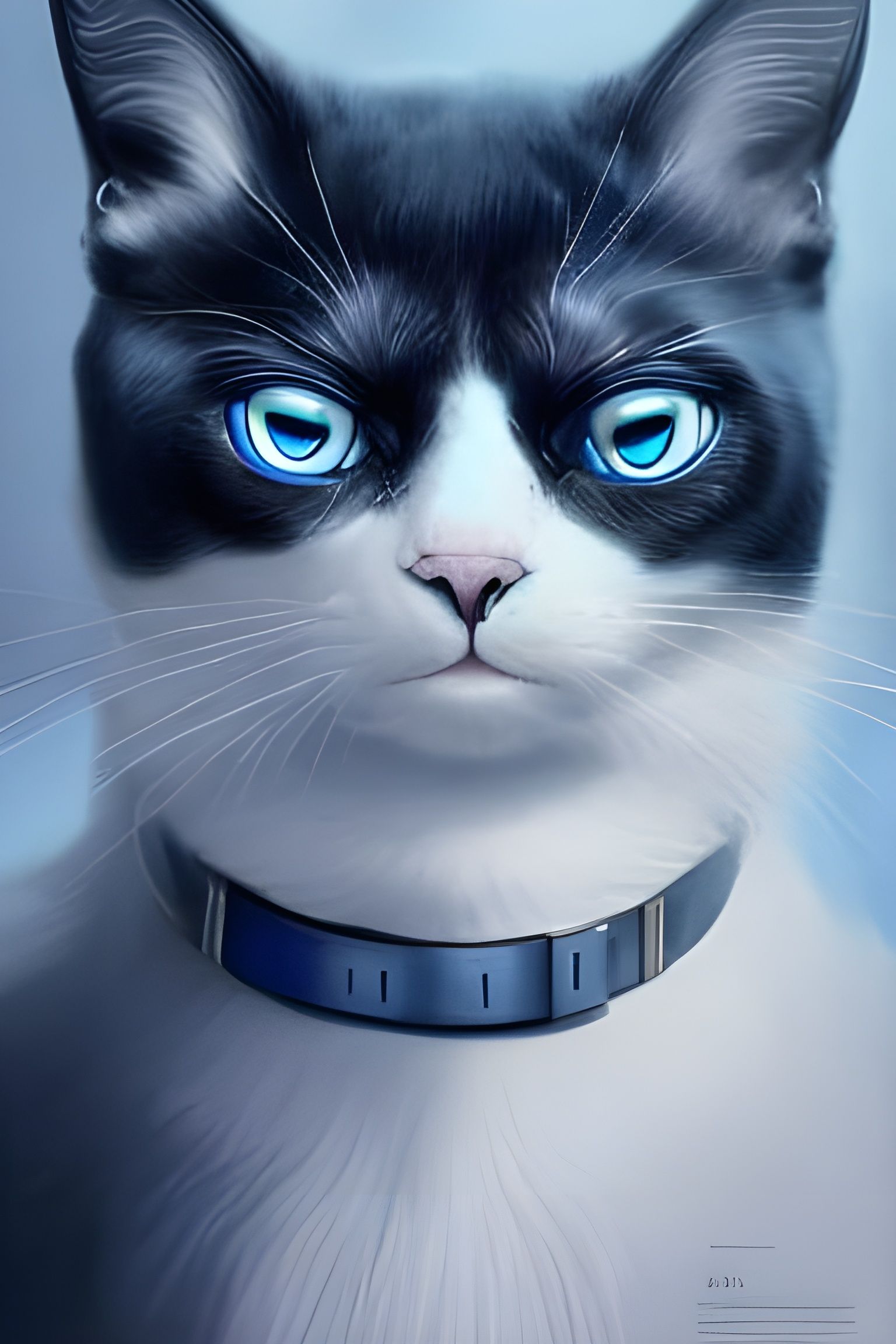 Blue Eyed Mr Whiskers