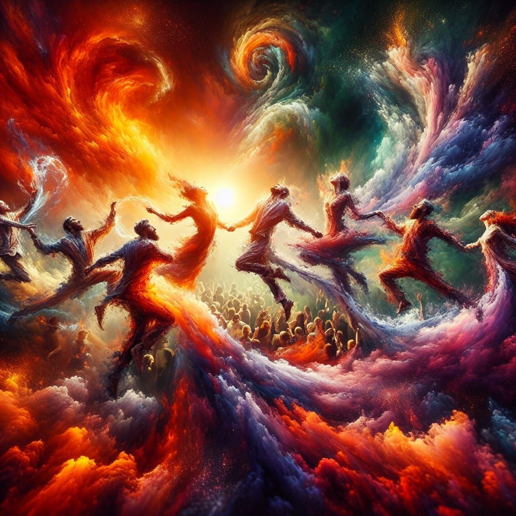 Elements Party: A Neo-Impressionistic Celebration