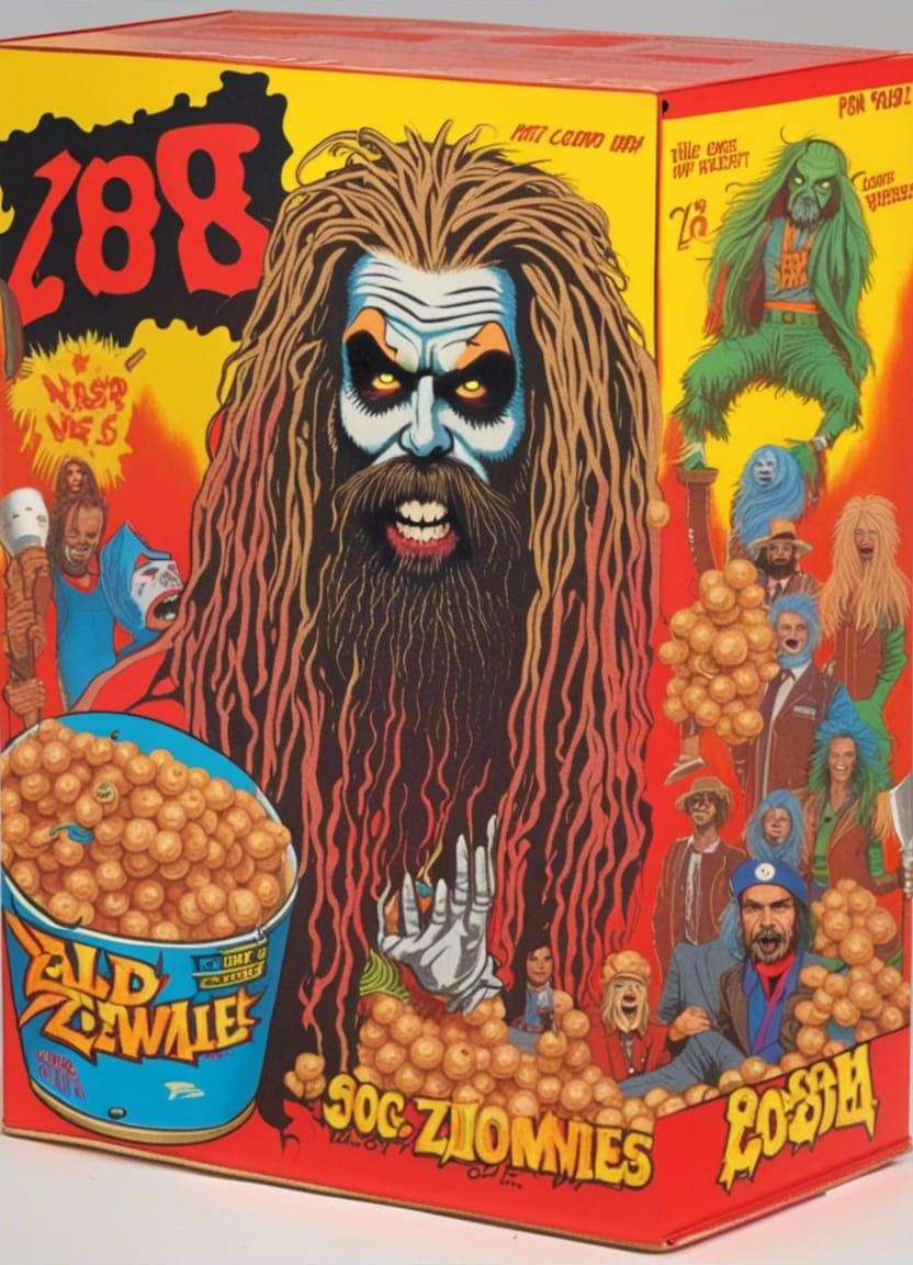 Rob Zombie on 1980s Cereal Box