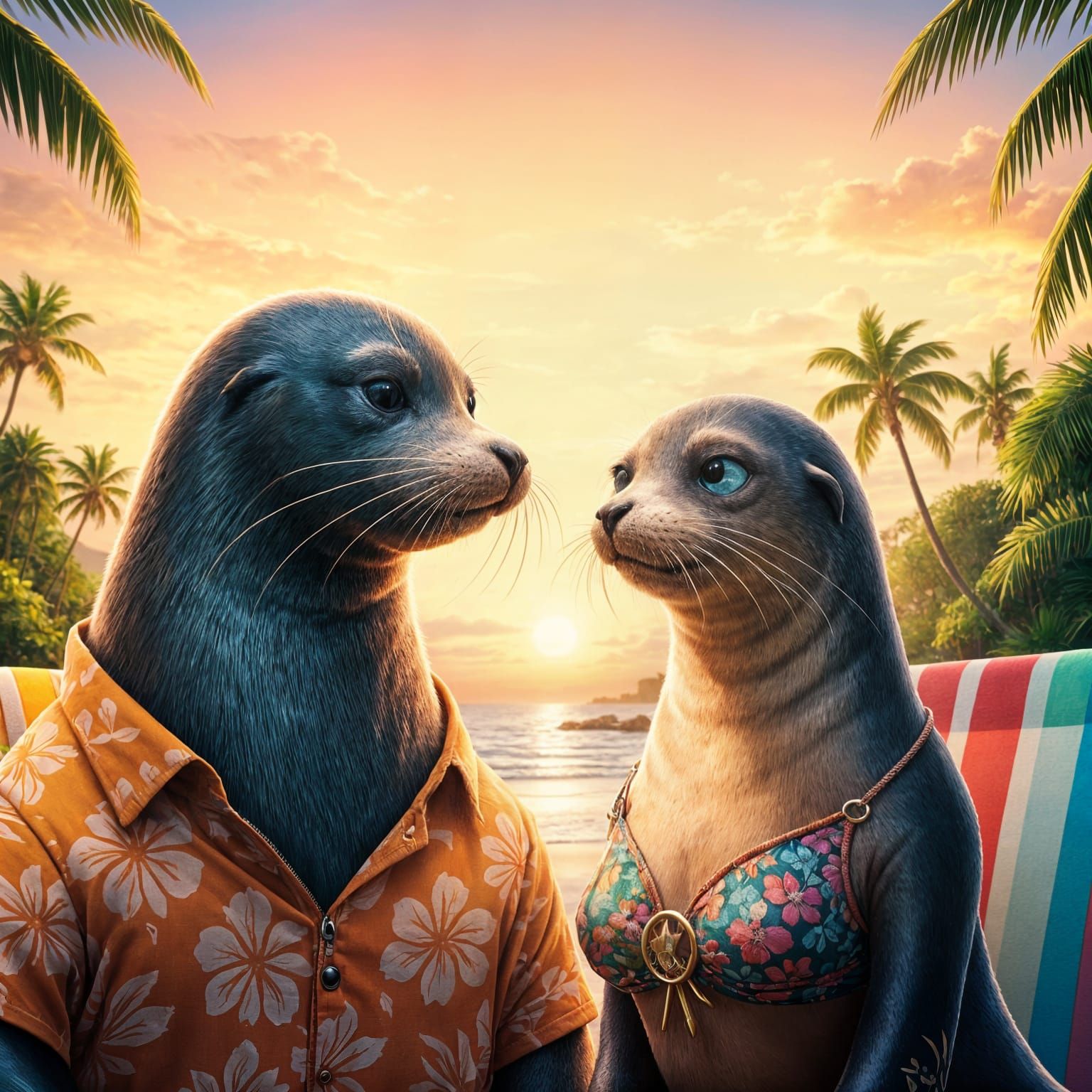 Sunset seals