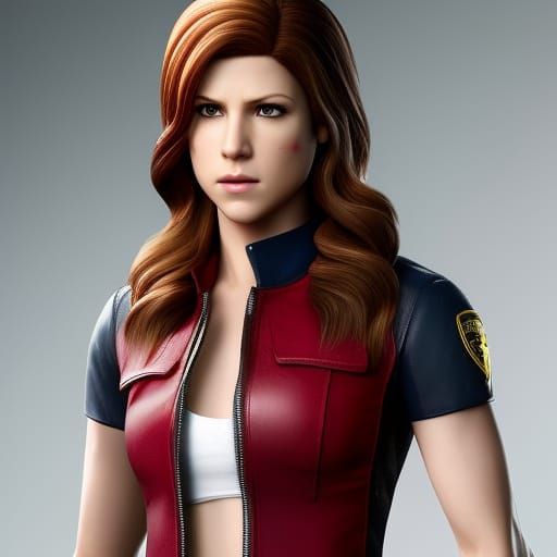 Anna Kendrick as Claire Redfield: Detailed Portrait