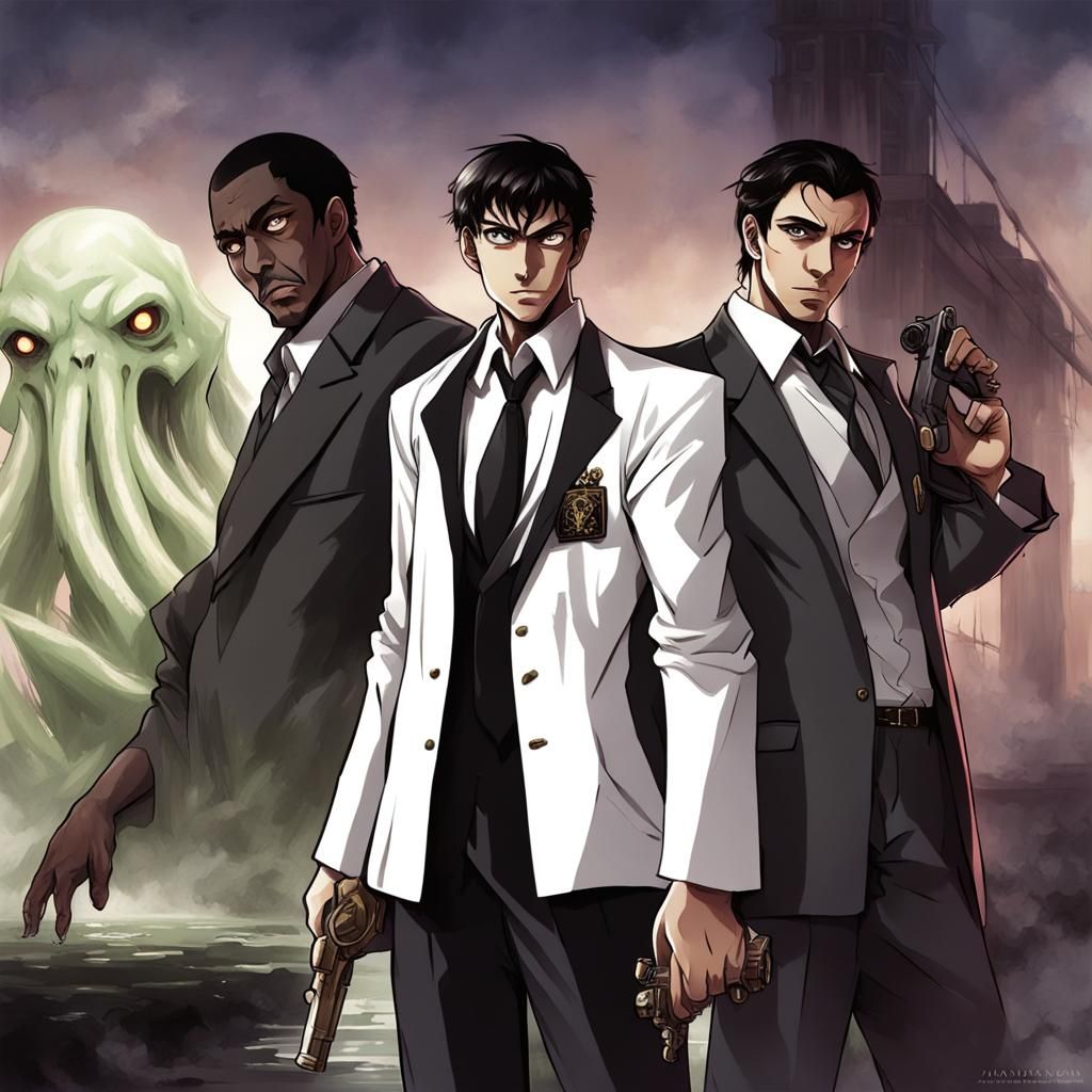Montana & Harris in Anime Call of Cthulhu RPG