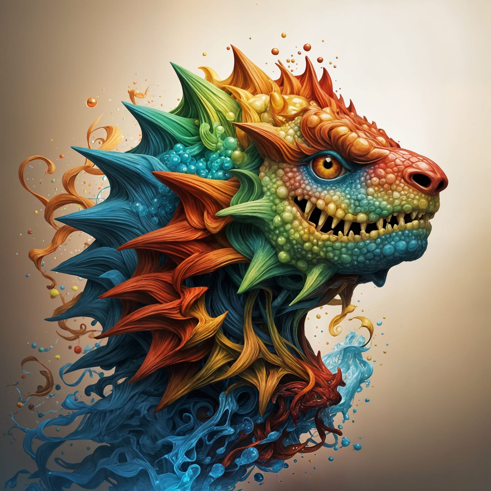 Glowing DNA Molecule with Detailed Structure