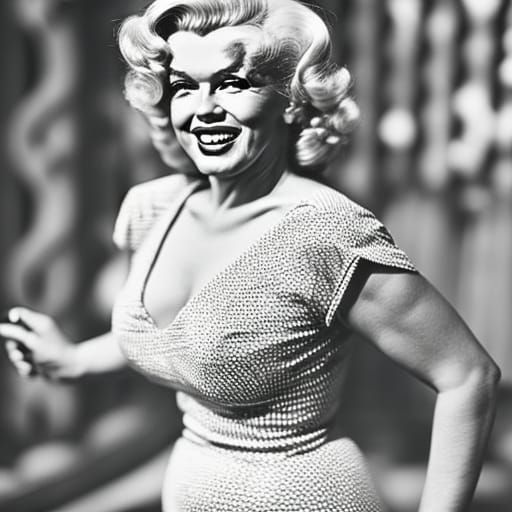 Marilyn Monroe in Robert Crumb Comic Style