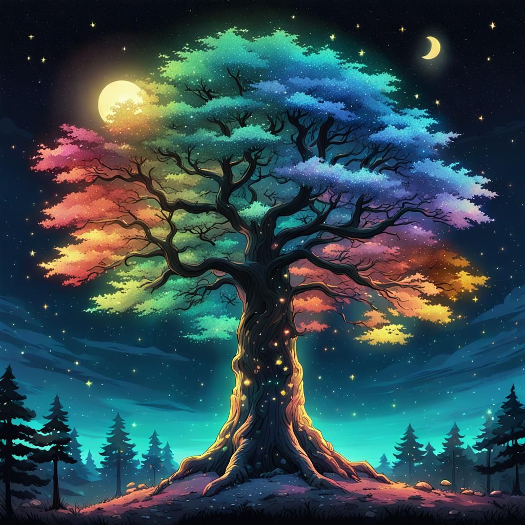 Dreamshade oak in twilight~