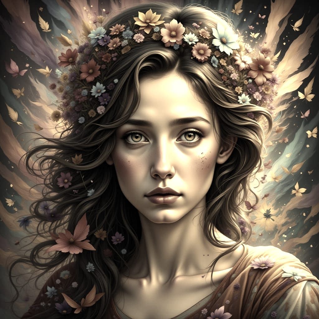 Concept Art Portrait with Dynamic Lighting