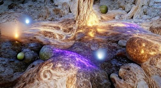 Mystical Jupiter and Io Rendering with Halation